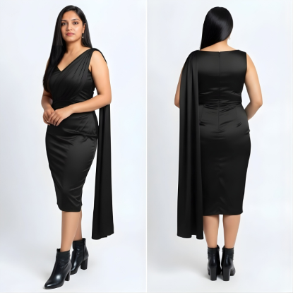 Picture of Melifloz Satin Bodycon Saree